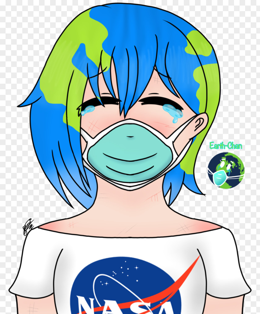 Earth-chan Earth Digital Art Fan PNG