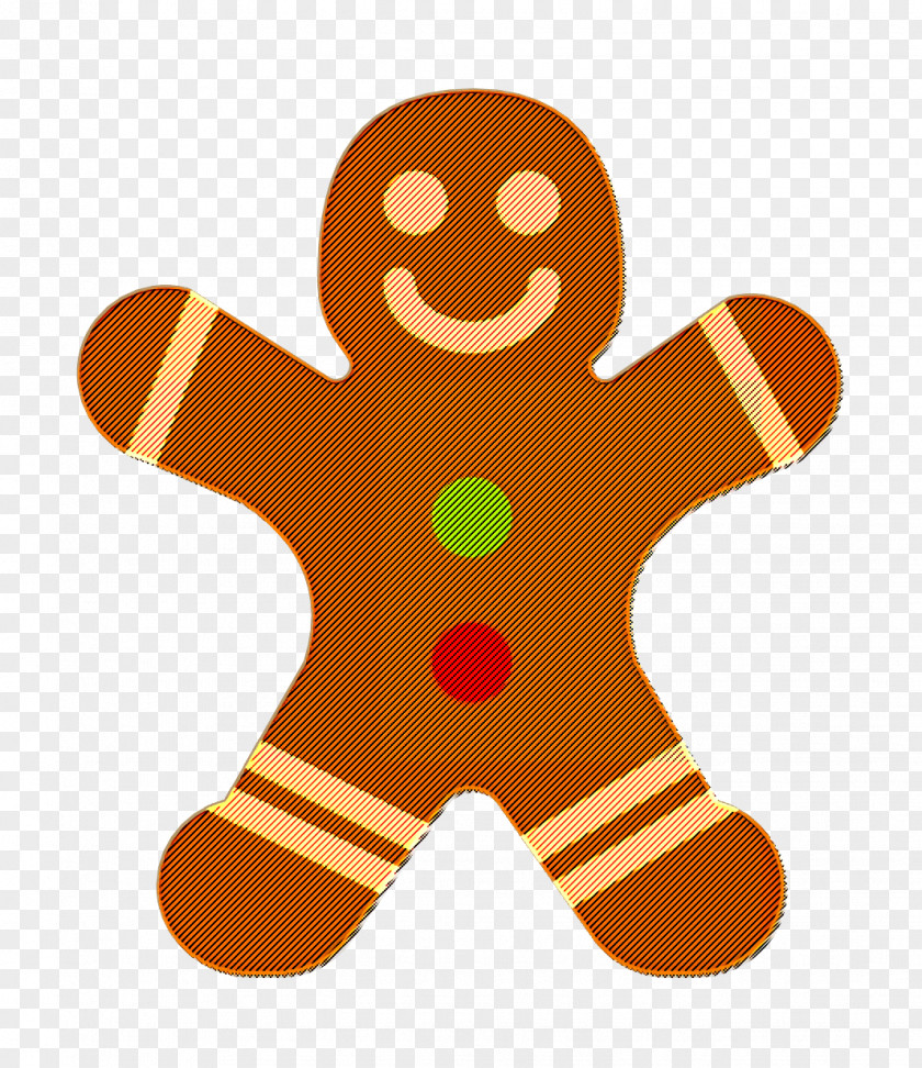Gingerbread Icon Gastronomy Set PNG
