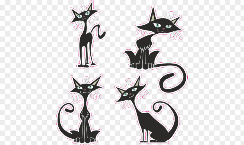 Kitten Cat Clip Art Wall Decal Vector Graphics PNG