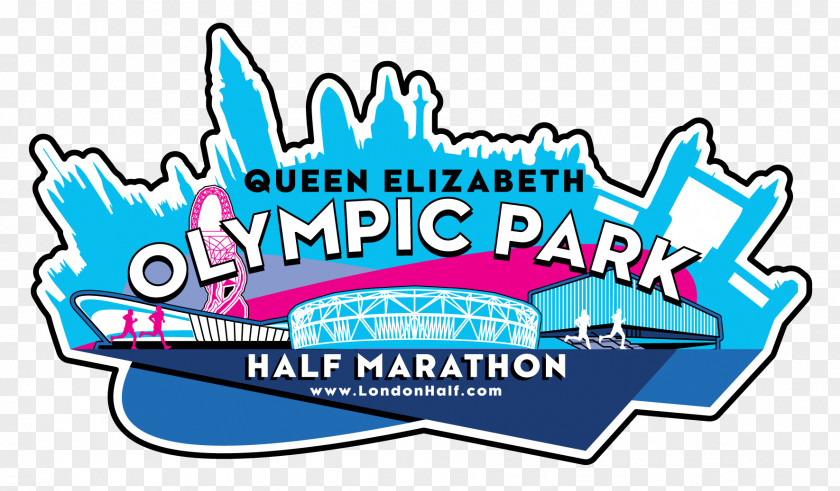 London Marathon Tracker Stadium Brand Clip Art Logo Recreation PNG