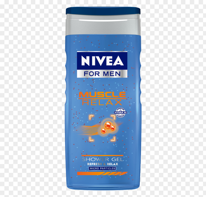 Muscle Relaxation Lotion Nivea Lip Balm Deodorant Shower Gel PNG