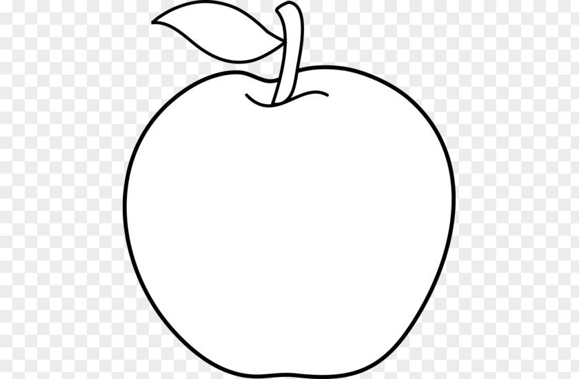 No Apple Cliparts Fruit White Black Clip Art PNG