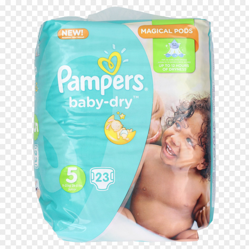 Pampers Diaper Baby Dry Size Mega Plus Pack Infant GR 5 PNG