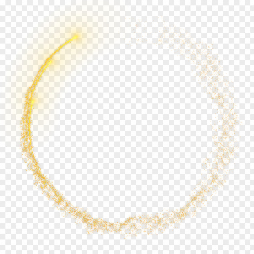 Particle Circle Yellow Pattern PNG