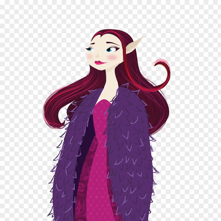 Vector Wizard Queen Cartoon Drawing Illustration PNG