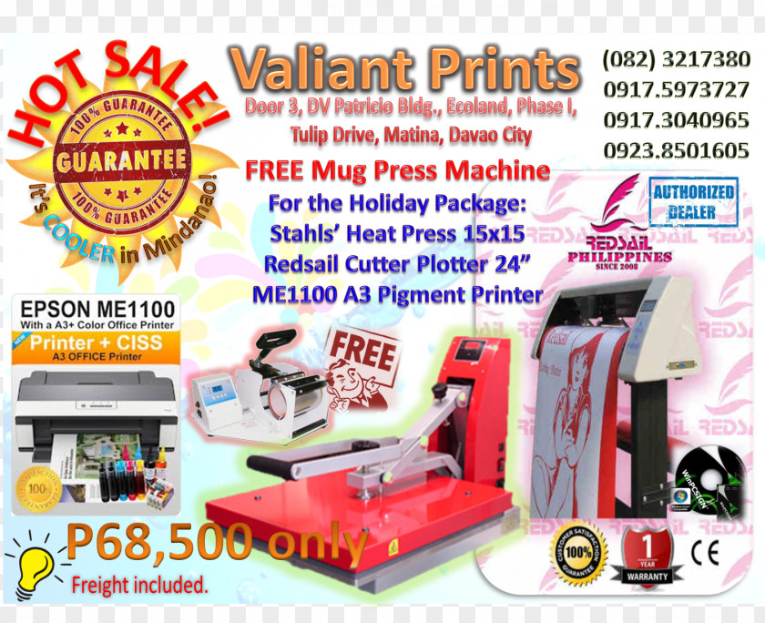 Business Heat Press Digital Printing PNG