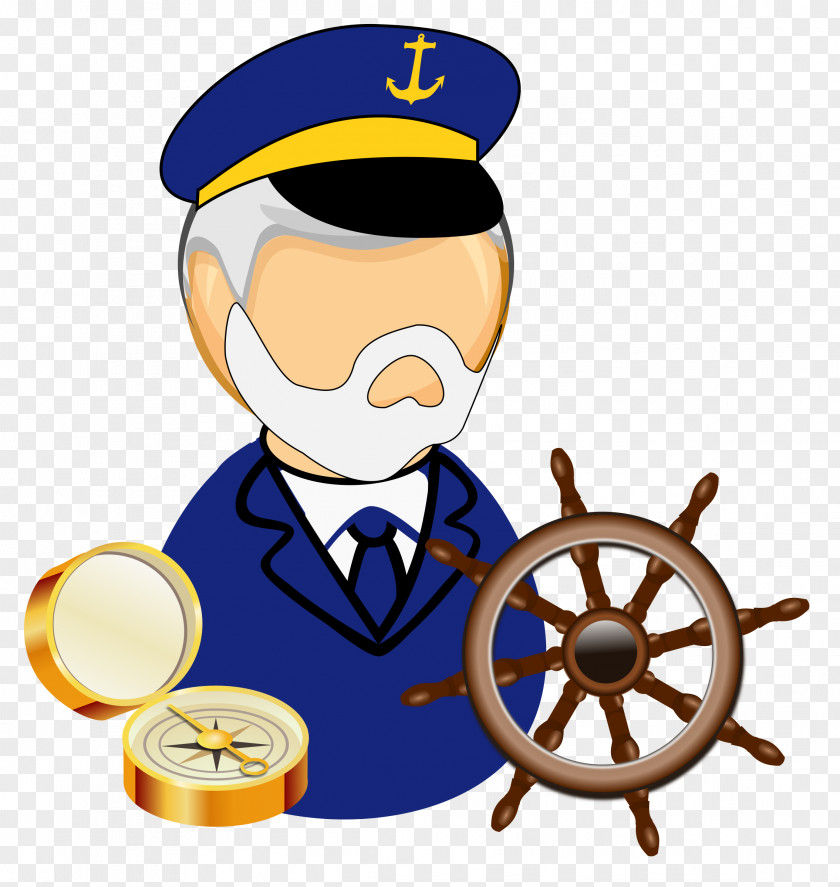 Sailor Sea Captain Clip Art PNG