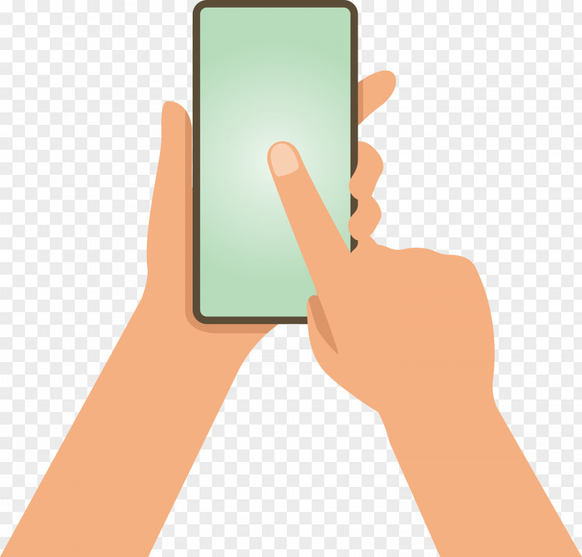 Smartphone Hand PNG