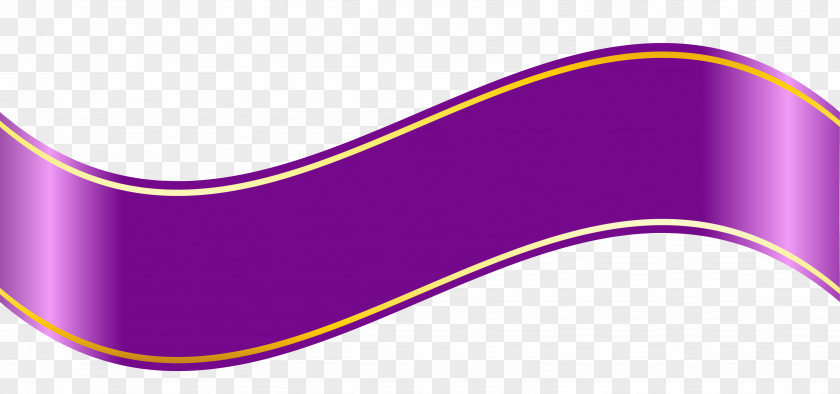 Gold Banner Cliparts Purple Pattern PNG