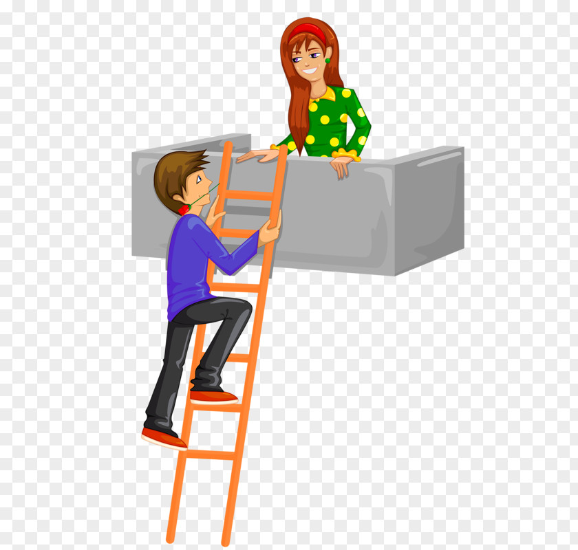 Ladder Courtship Stock Photography Illustration PNG
