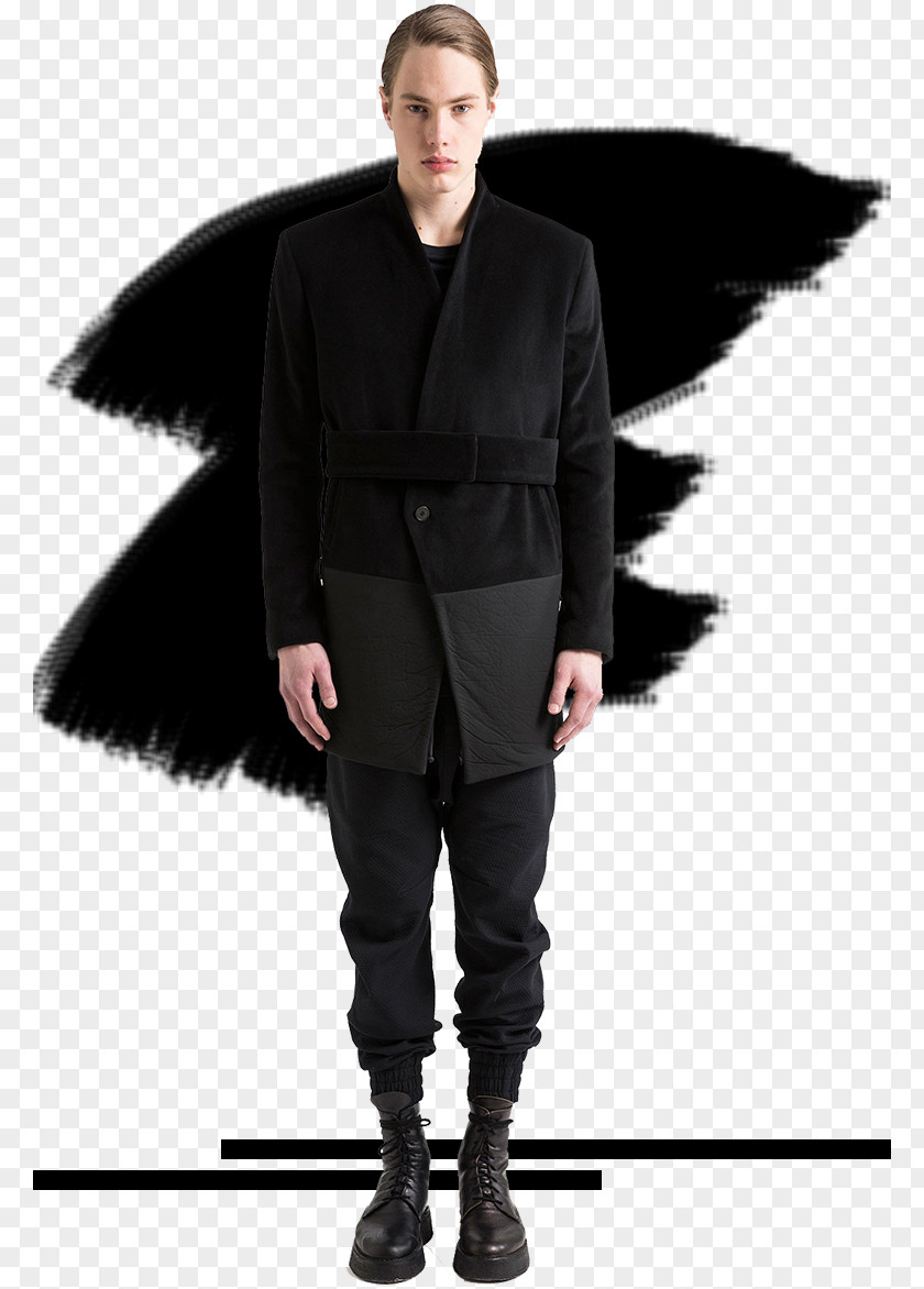 Overcoat Tuxedo M. Black M PNG