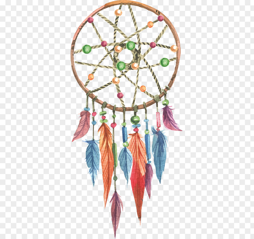 Sonar Watercolor Dreamcatcher Feather Wall Decal Mobile Phone Accessories PNG