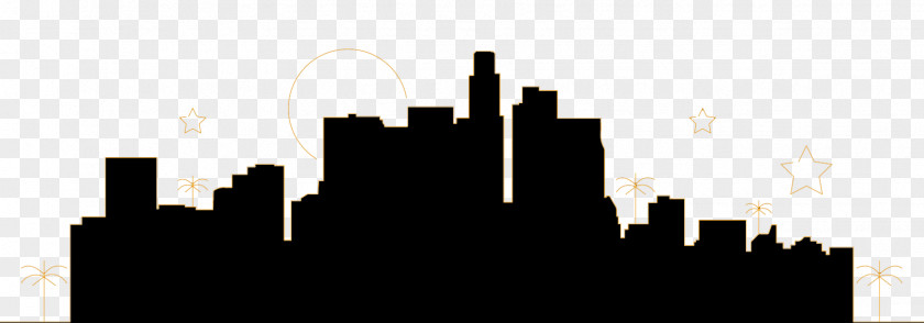 City Silhouette Hollywood Skyline PNG