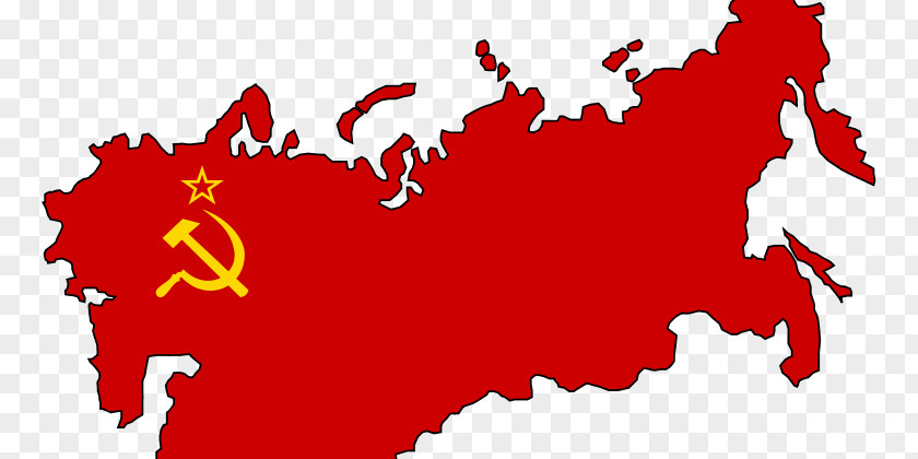 Flag Of The Soviet Union Russian Revolution Map PNG