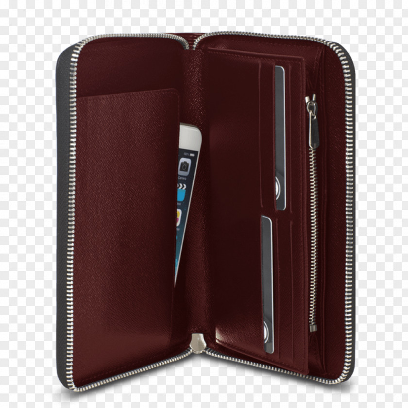 Leather Wallet IPhone 6 Plus Bag Pocket PNG