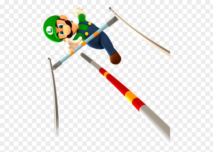 Pole Vault Mario & Sonic At The Olympic Games London 2012 Rio 2016 Luigi Winter PNG