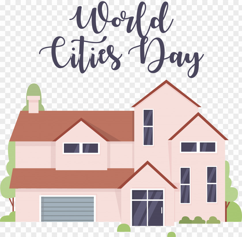 World Cities Day City Building House PNG