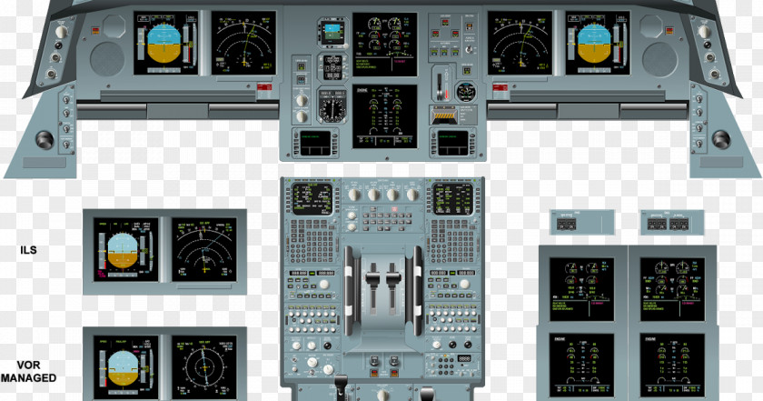 Airplane Airbus A330 Cockpit A340 PNG