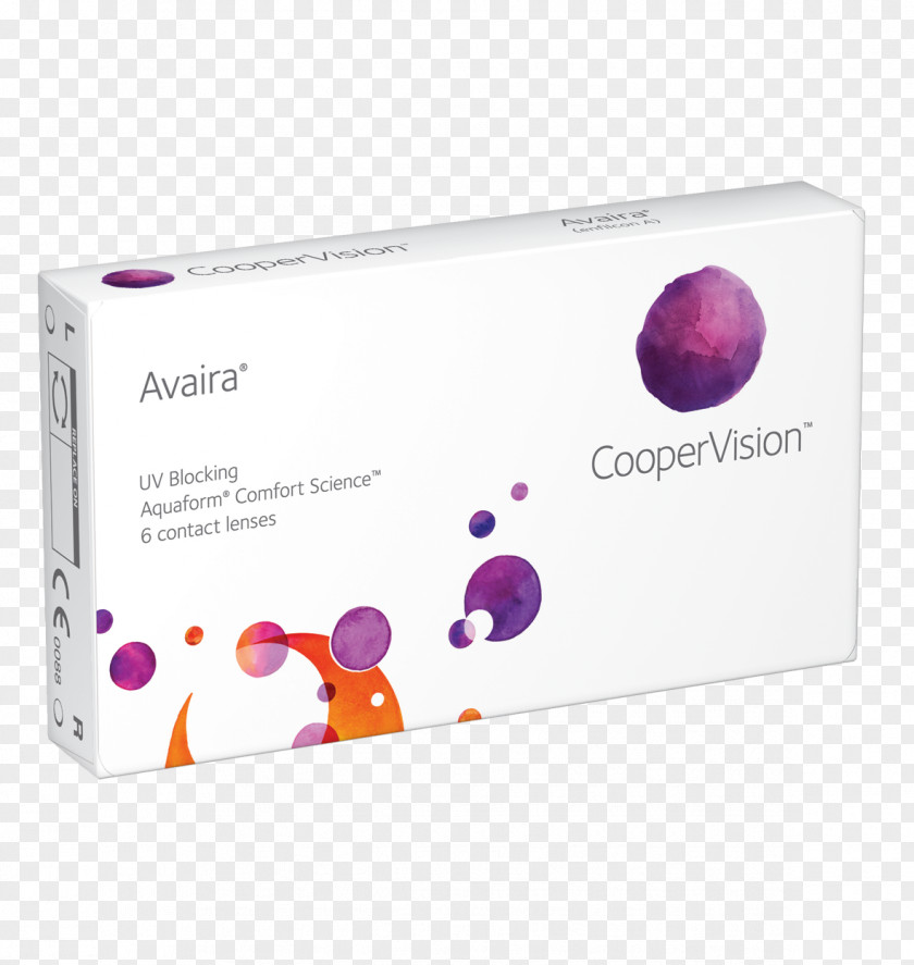 Avaira Contact Lens Lenses Toric CooperVision PNG