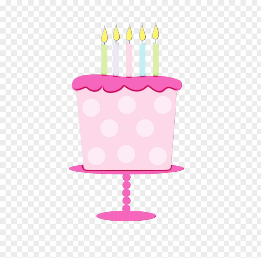 Baked Goods Icing Birthday Candle PNG