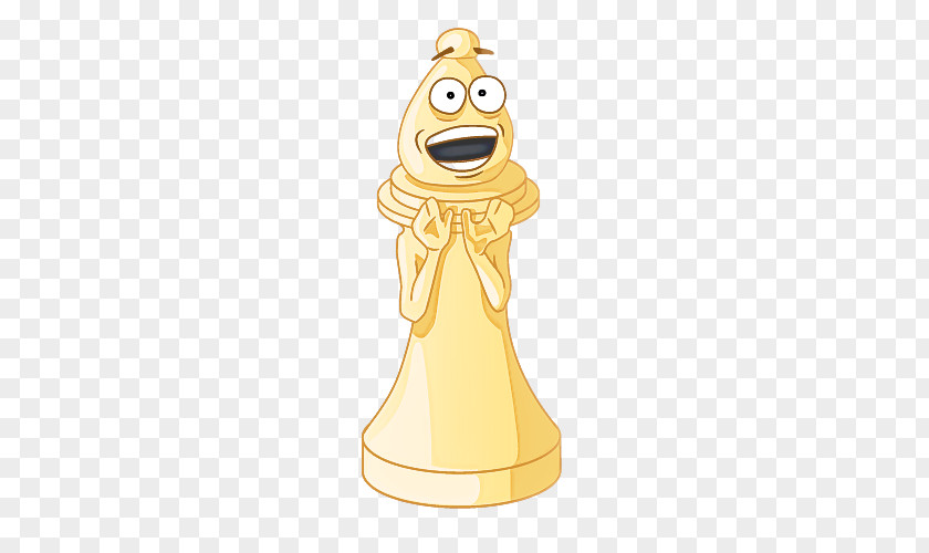 Cartoon Yellow Figurine Toy Smile PNG