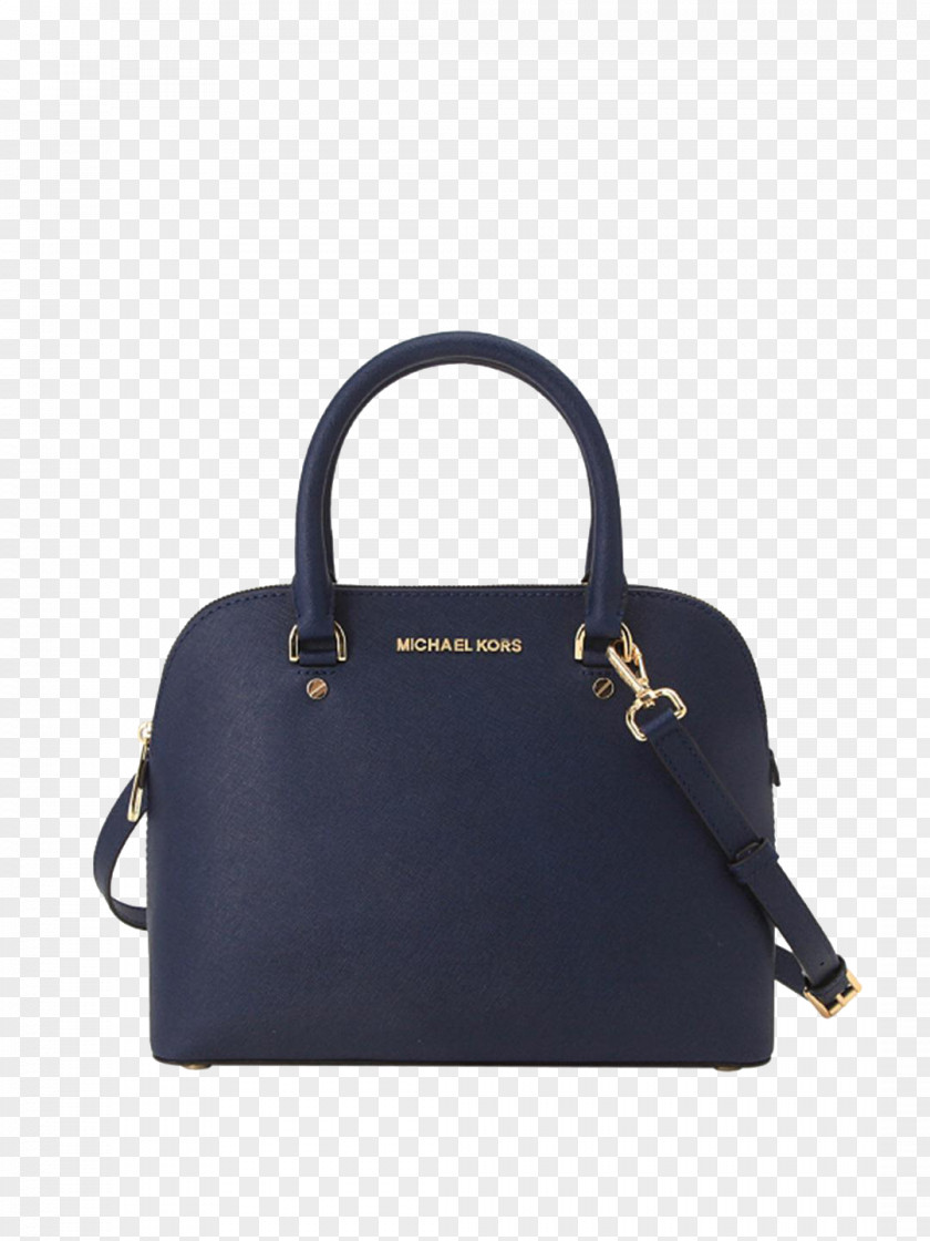 Michael Kors Black Leather Shoulder Bag Handbag Fashion PNG