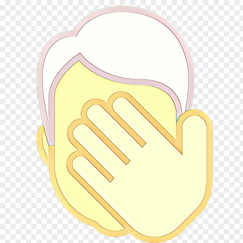 Thumb Gesture Finger Yellow Hand PNG