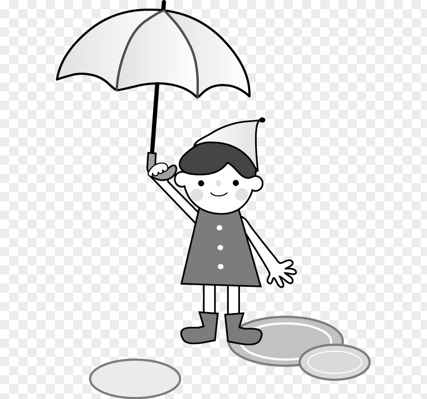 Umbrella East Asian Rainy Season Line Art Clip PNG