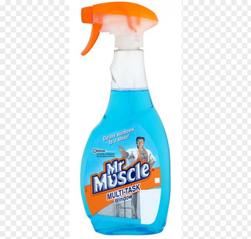 Window Cleaner Mr Muscle Spray Bottle PNG