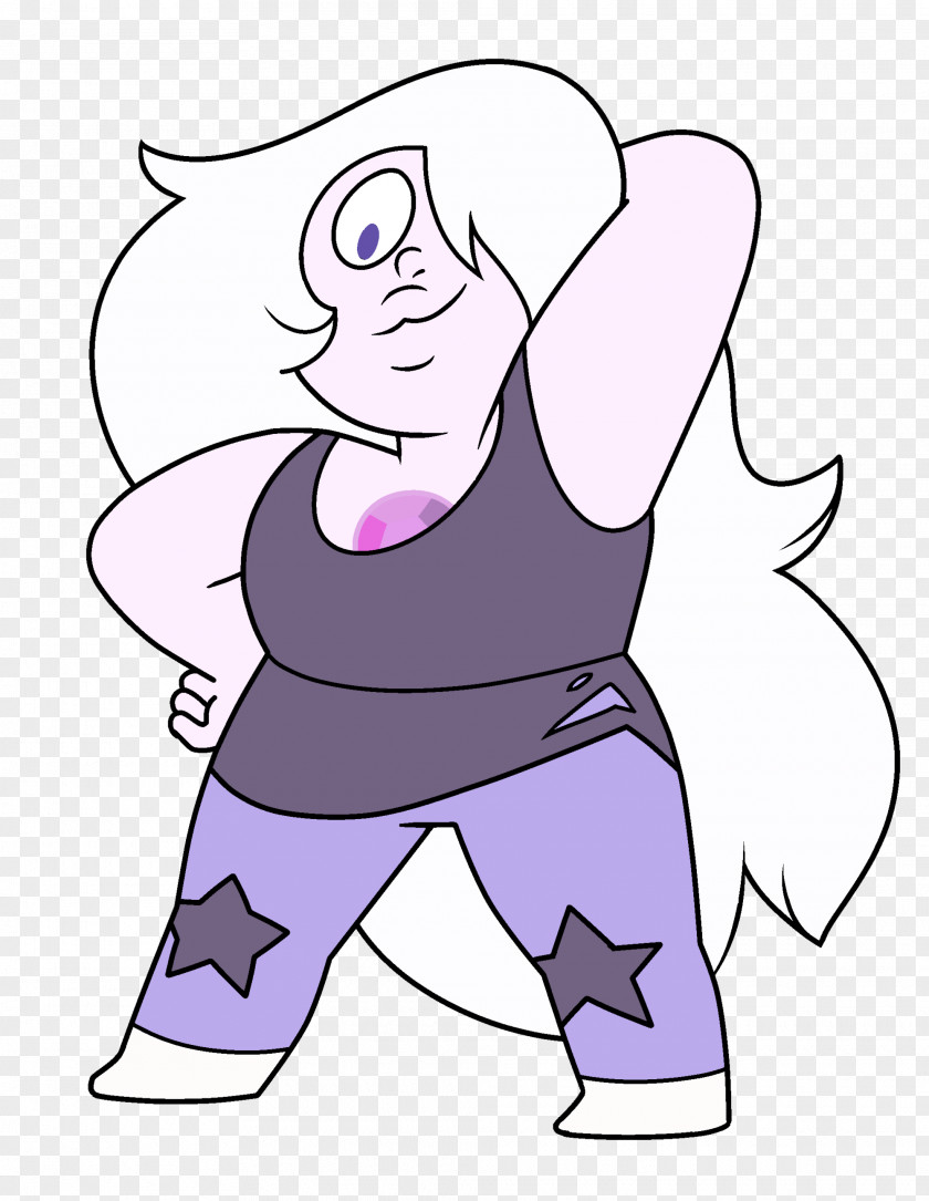 Amethyst Garnet Gemstone Character Off Colors PNG