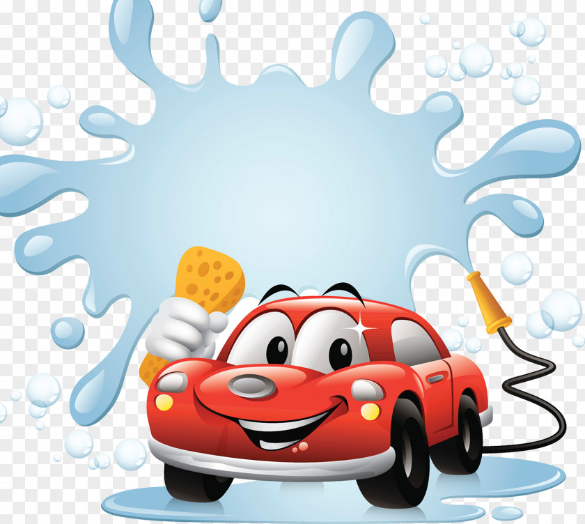 Car Cartoon Image Wash Clip Art PNG