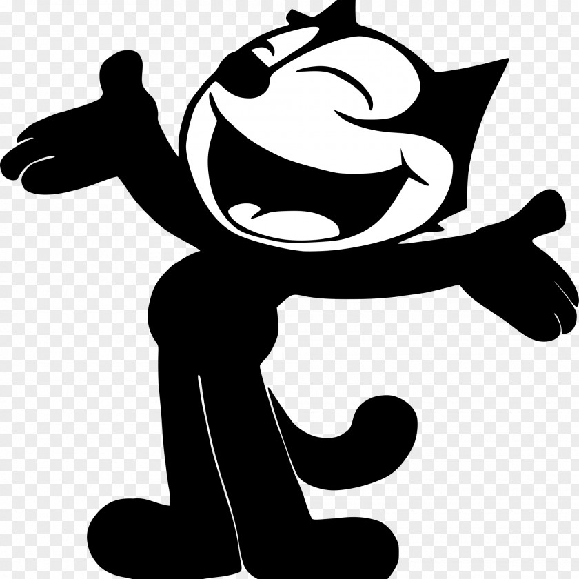 Cat Felix The Cartoon Silent Film Animation PNG