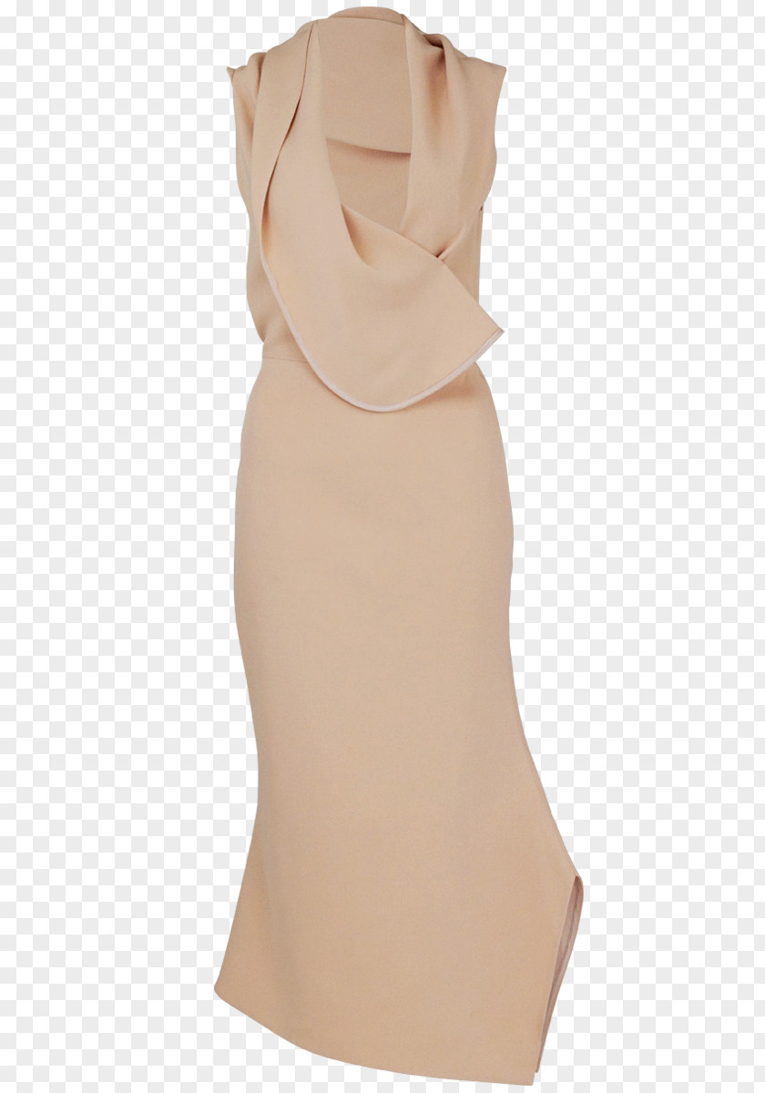 Dress Shoulder Silk Peach PNG