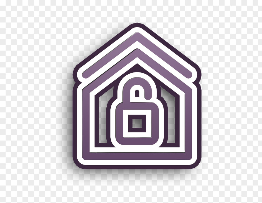 Lock Icon House Real Estate PNG
