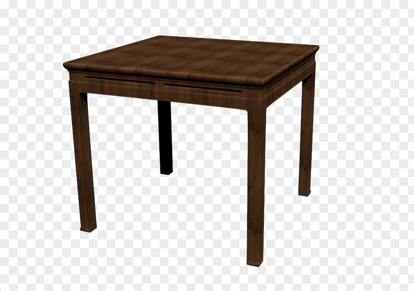 Retro Wooden Table Chair Couch Furniture Bench PNG