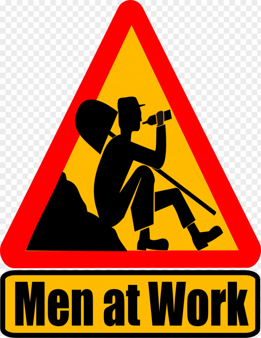 Work Sign Clip Art Men At Vector Graphics Image Openclipart PNG