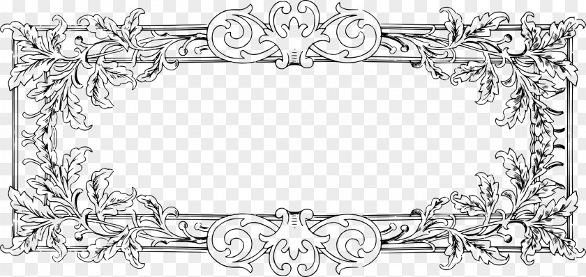 Abstract Border Picture Frames Clip Art PNG
