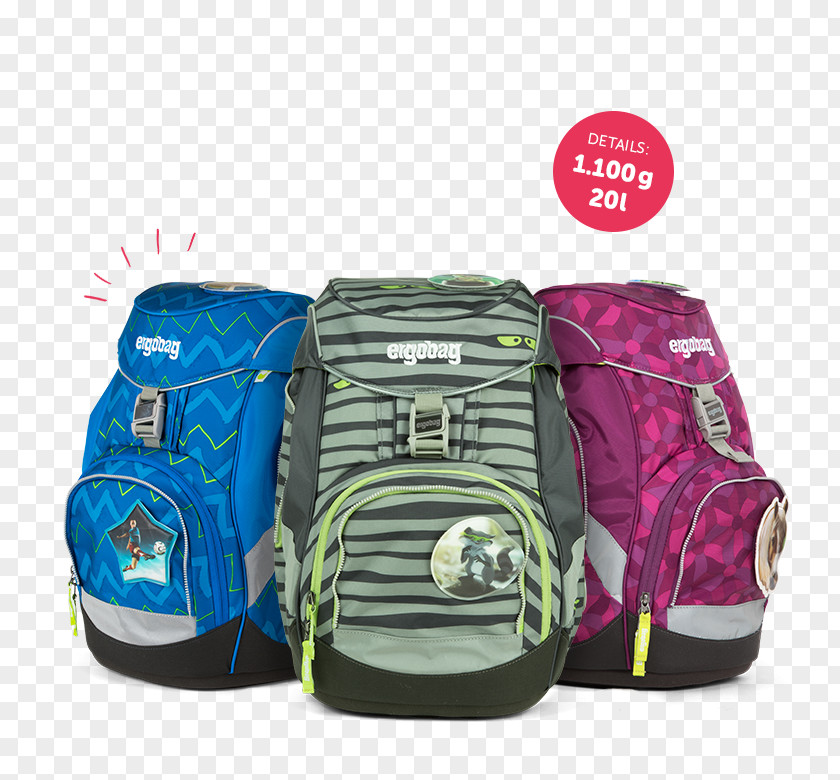 Backpack Satchel Ergobag Pack 6 Piece Set Cubo 5 PNG