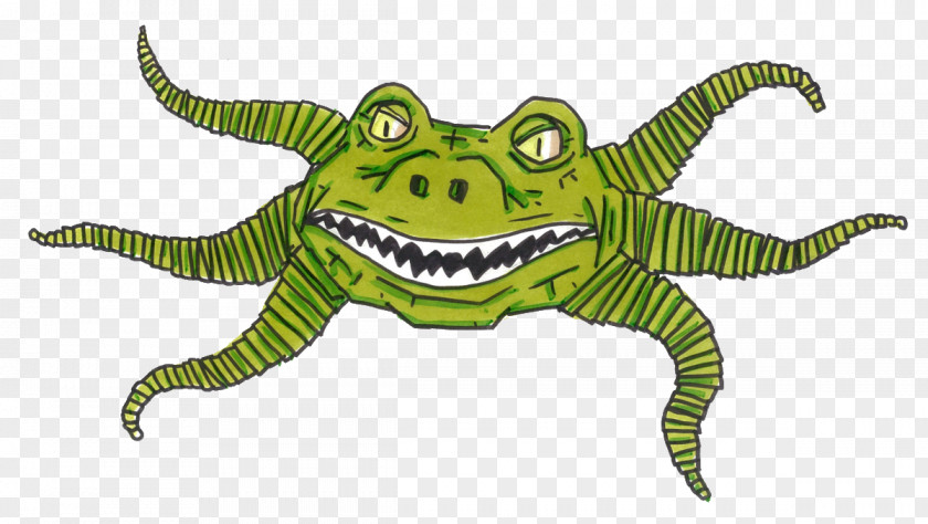 BerBer Toad Reptile Cartoon Character PNG