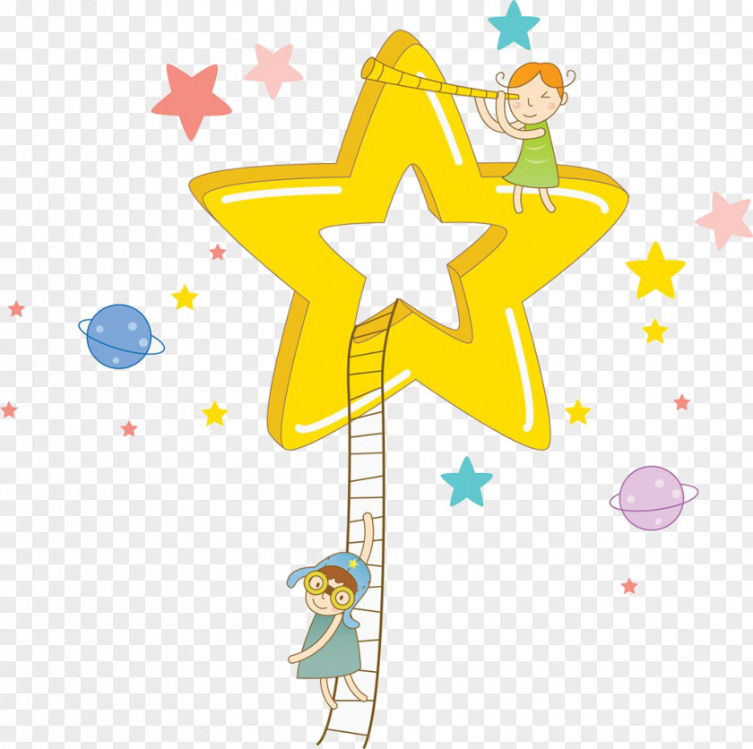 Cartoon Star Material PNG star material clipart PNG