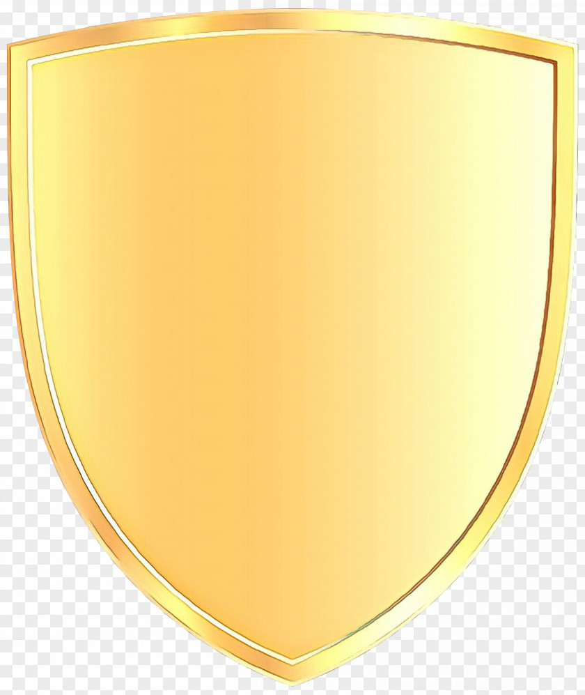 Beige Shield Yellow PNG
