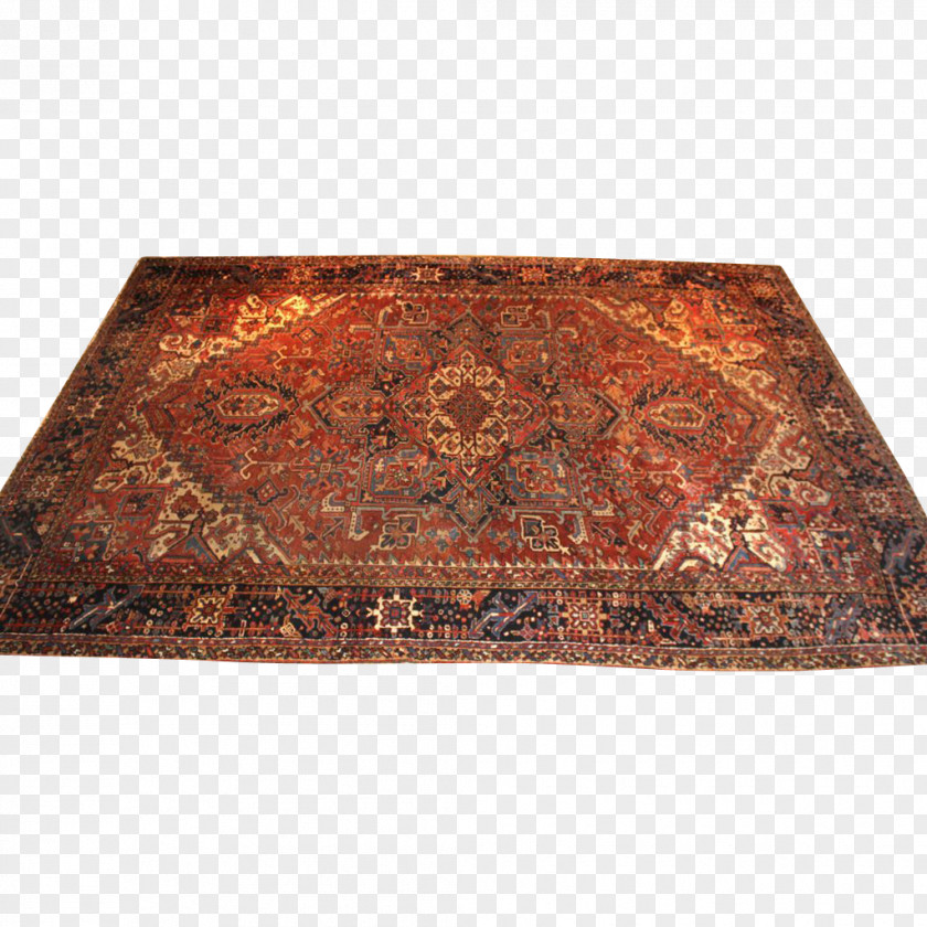 Carpet Heriz Rug Persian Oriental PNG