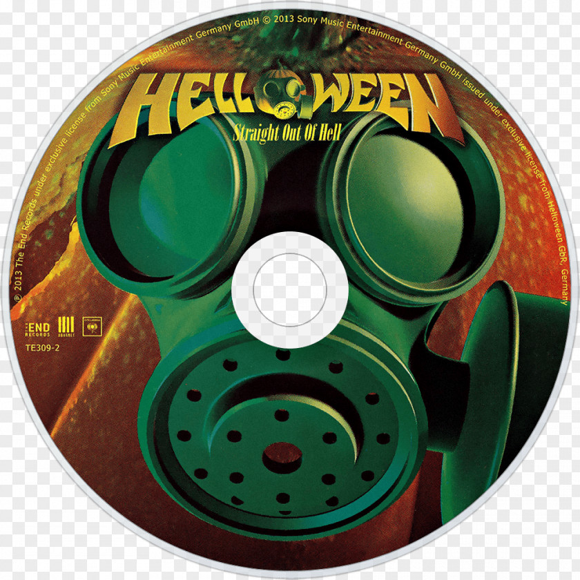 Helloween Straight Out Of Hell My God-Given Right Album Compact Disc PNG