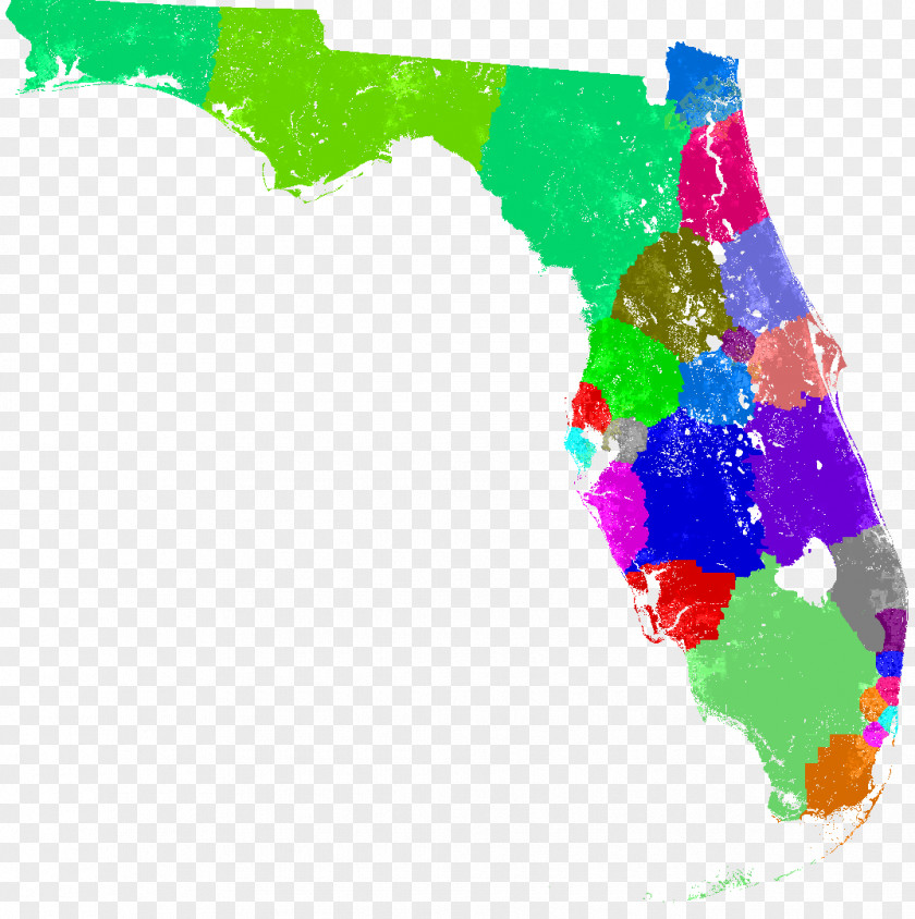 Map Florida House Of Representatives United States Congressional District PNG