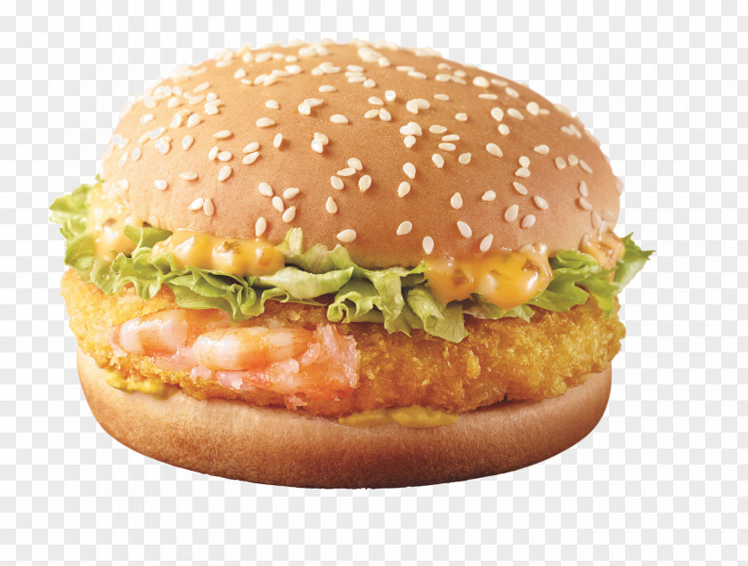 Shrimp Cheeseburger Hamburger Salmon Burger McDonald's Big Mac Whopper PNG