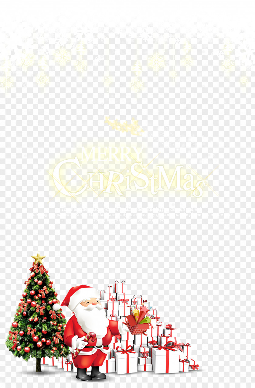 White Christmas Snowflake Background Tree Computer File PNG