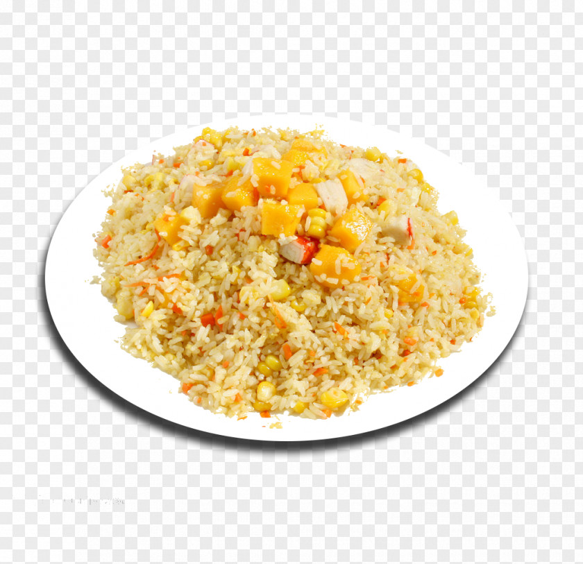 A Dish Of Fried Rice Product Yangzhou Chahan Pilaf PNG