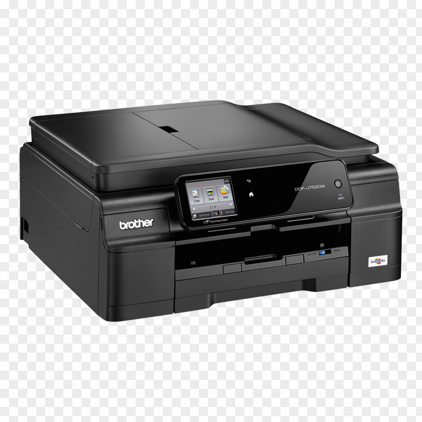 Printer Multi-function Inkjet Printing Brother Industries Image Scanner PNG