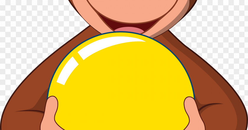 Yellow Ball Curious George Birthday Curiosity Painting PNG