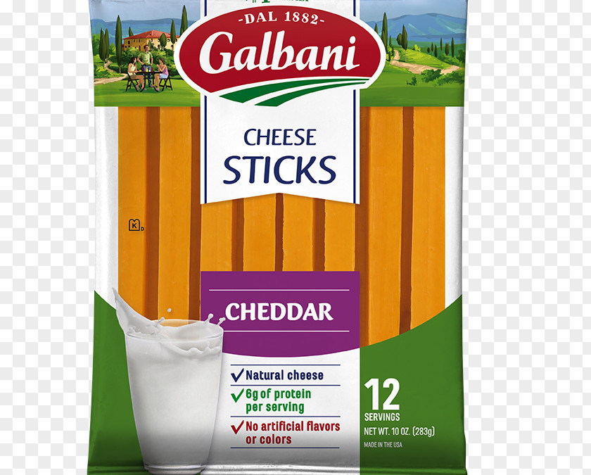 Cheese Galbani Cheddar Flavor United States PNG